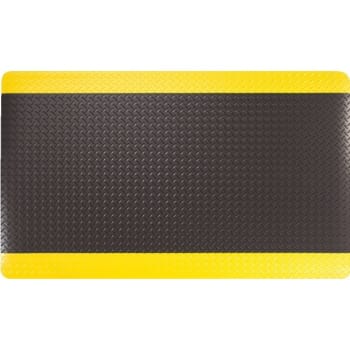 Image for Apache Mills™ Diamond Star 2 X 3 Ft. Anti-Fatigue Mat (Black/yellow) from HD Supply