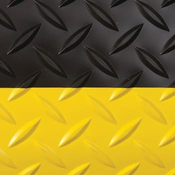 Apache Mills™ 3 x 5 ft. Anti-Fatigue Mat (Black/Yellow) | HD Supply
