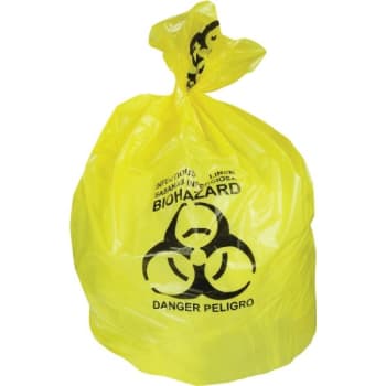 Image for Heritage 30 Gal 1.3 Mil Low-Density Trash Can Liner (200-Carton) (Yellow) from HD Supply