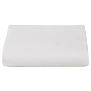 Westpoint Home T200 Fitted Sheet 78x80x15 King White/Brown, Case Of 24