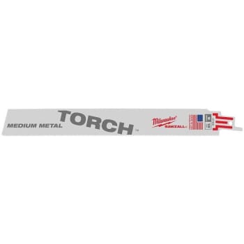 Milwaukee® 9" The Torch™ Sawzall® Blade, 18 Teeth Per Inch, Package Of 5