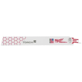 Milwaukee The Torch Sawzall 12 In. 18 TPI Bi-Metal Reciprocating Saw Blade, 5-Pack