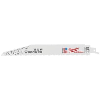 Image for Milwaukee® 9" The Wrecker™ Sawzall® Blade, 7/11 Teeth Per Inch, Package Of 5 from HD Supply
