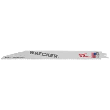 Milwaukee The Wrecker Sawzall 12 In. 8 TPI High-Speed Steel Demolition Reciprocating Saw Blade, 5-Pack