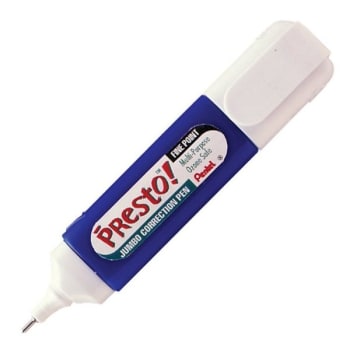 Image for Pentel® Presto™ 12 Millimeter Fine Point Jumbo Correction Pen from HD Supply