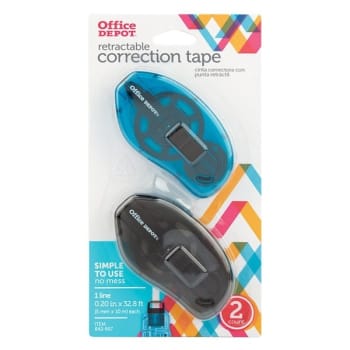 Image for Office Depot® White Correction Tape Slide Package Of 2 from HD Supply