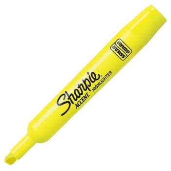 Image for Sharpie® Accent® Fluorescent Yellow Highlighter from HD Supply