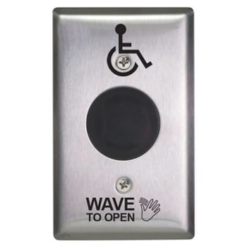 Image for Camden Usa Surewave Infrared Wave To Open, Handicap Touchplate, Rx, Stainless from HD Supply