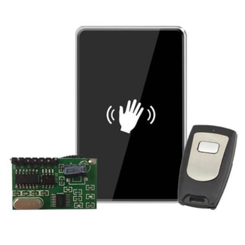 Rci 910tc Series Proximity Hand Logo Touchplate, Black Finish