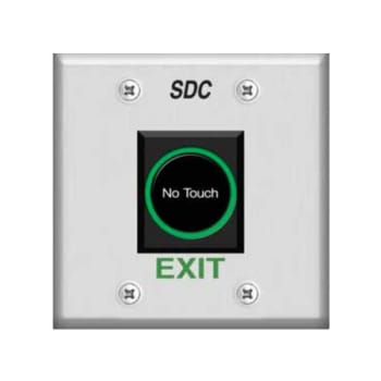 Image for Sdc 474 Series Infrared No Touch Exit Touchplate, Stainless Steel from HD Supply