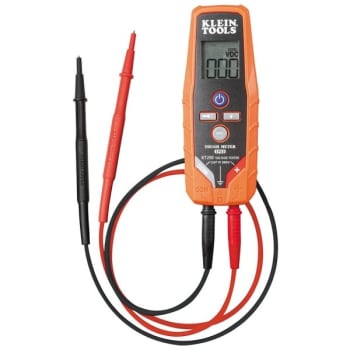 Image for Klein Tools Digital Ac/dc Voltage/continuity Tester (Orange) from HD Supply