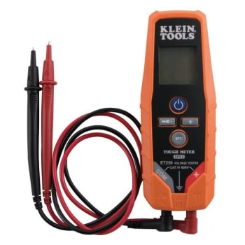 Klein Tools Digital Ac/Dc Voltage/Continuity Tester (Orange)