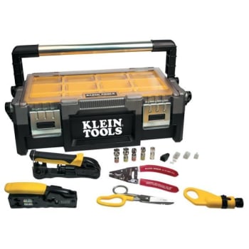 Image for Klein Tools Vdv Protech Data And Coaxial Kit (Yellow/red) from HD Supply