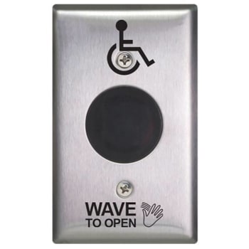 Image for Camden Usa Surewave Infrared Wave To Open, Handicap, Aa Battery, Stainless Steel from HD Supply