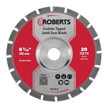 Qep Silver 20-Tooth Carbide Tip Saw Blade Case Of 6