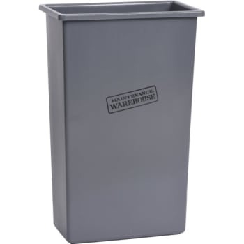 Image for Maintenance Warehouse® 23 Gallon Rectangular Waste Receptacle (Gray) from HD Supply