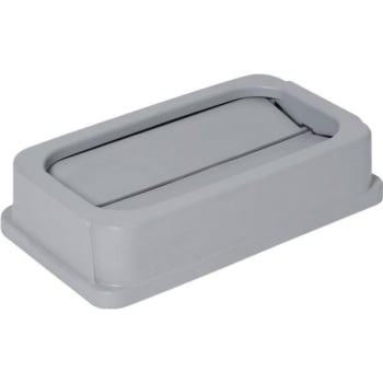Image for Maintenance Warehouse® 23 Gallon Rectangular Trash Can Lid (Gray) from HD Supply