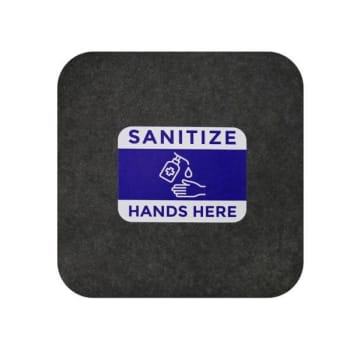 Image for M+A Matting Sure Stride Impressions Mat, Sanitize Hands Here, Case Of 6 from HD Supply