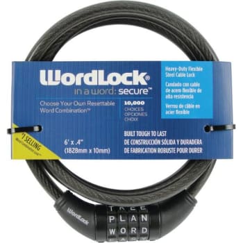 Ultra Hardware Blk 4dial Cable Lock