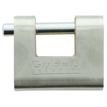 World And Main Padlock Heavy Duty Stainless Steel And Brass 2-3/4