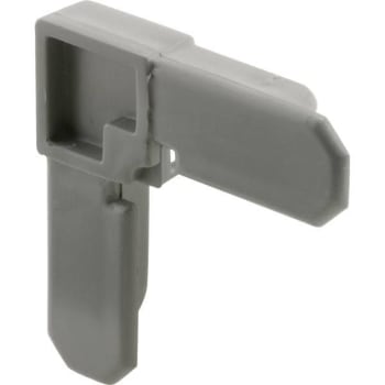 Screen Frame Corner, 1/4 In. X 3/4 In., Gray Plastic, Package Of 100