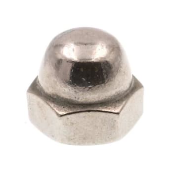 Acorn Cap Nuts, 5/16 In.-18, Grade 18-8 Stainless Steel, Package Of 5