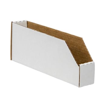 Image for 2 X 12" White Cardboard Bin Box 25 Per Package from HD Supply