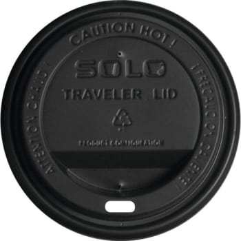 Image for Dart® Solo Traveler Lid Black, Case Of 1000 from HD Supply