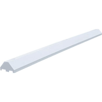 Image for 3 X 6 X 72 White Ultra Plastic Parking Block Stop from HD Supply