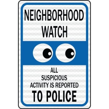 Image for HY-KO "Neighborhood Watch" Sign, 12 x 18" Reflective Heavy Duty Aluminum from HD Supply
