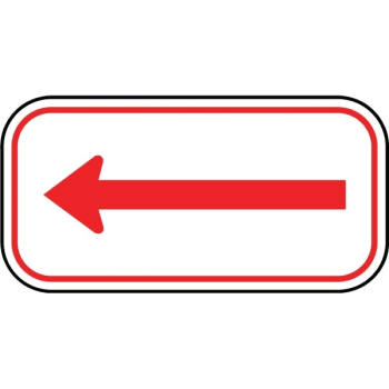 Image for HY-KO "Single Arrow" Sign, 12" x 6", Standard Aluminum from HD Supply