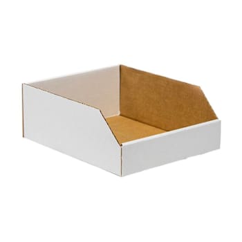 Image for 10 X 12" White Cardboard Bin Box 25 Per Package from HD Supply