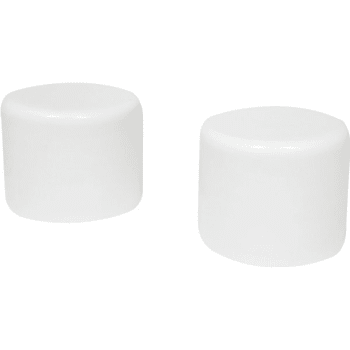 Image for Homz Replacement Leg Tips- 1-3/8" White, Case Of 144 from HD Supply
