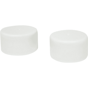 Image for Homz Replacement Leg Tips- 1-1/8" White, Case Of 144 from HD Supply