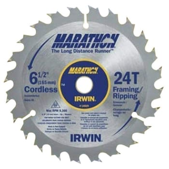 Image for Irwin® 6-1/2" Marathon® 24-Tooth Carbide Tipped Framing And Ripping Blade from HD Supply