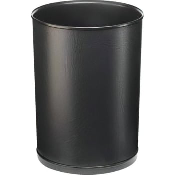 Image for Wescon Lancaster 13 Quart Round Black Ignition Resistant Wastebasket, Case Of 4 from HD Supply