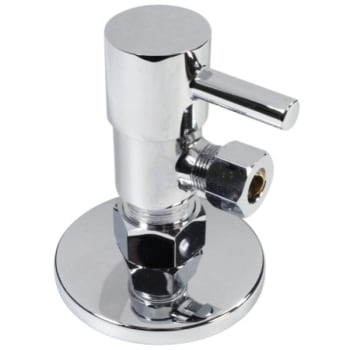 Image for Westbrass 1/4 Turn Angle Stop Valve (p. Chrome) from HD Supply