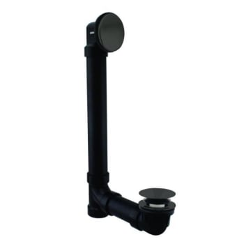 Image for Westbrass Illusionary Overflow 12in And 4in Sch 40 Abs Bath Waste Matte Black from HD Supply