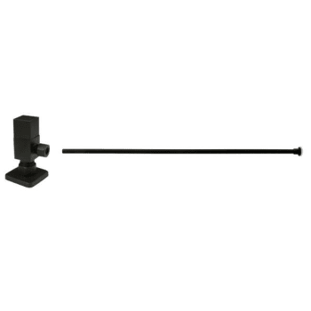 Image for Westbrass D105qst-12 Brass Toilet Kit 1/4-Turn Square Angle Stop from HD Supply