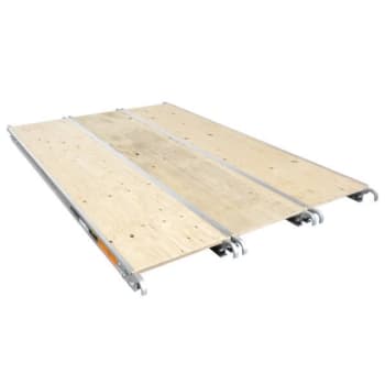Metaltech 7' X 19 Aluminum Platform With Plywood Deck Package Of 3