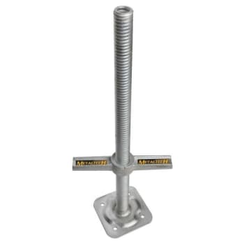 Image for Metaltech 24-In Galvanized Scaffold Leveling Jack from HD Supply