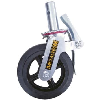 Image for Metaltech 8-In Cast Iron And Rubber Scaffold Caster Wheel from HD Supply