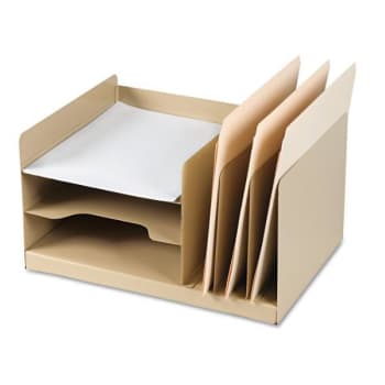 Image for SKILCRAFT Combination Desk File, 6 Section Letter Files, 14 X 7.75 X 11 Beige from HD Supply