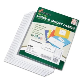 Image for Skilcraft Recycled Laser & Inkjet Labels Printers 30/sheet, 100 Sheets/box (3,000-Pack) from HD Supply