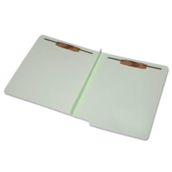 Image for SKILCRAFT End Tab Classification Folders, Letter Size, Light Green, Pack Of 25 from HD Supply