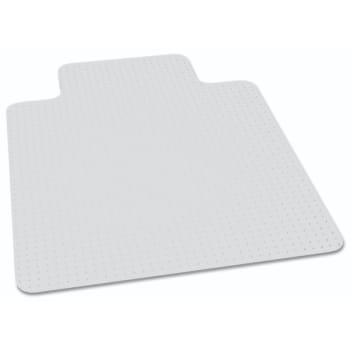 Image for Skilcraft Biobased Chair Mat Low/medium Pile Carpet, 46 X 60, 25 X 12 Lip, Clear from HD Supply