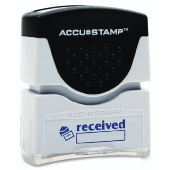 Image for SKILCRAFT Pre-Inked Message Stamp, Received, Blue from HD Supply
