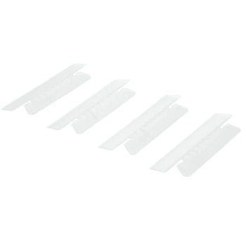 Image for SKILCRAFT Tabs For Hanging File Folders, 1/3-Cut Tabs, Clear, Package Of 25 from HD Supply
