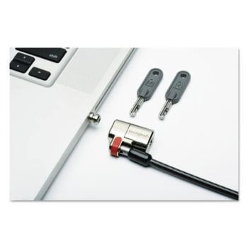 Image for Skilcraft Kensington Clicksafe Keyed Laptop Lock, 5ft, Black, Package Of 10 from HD Supply