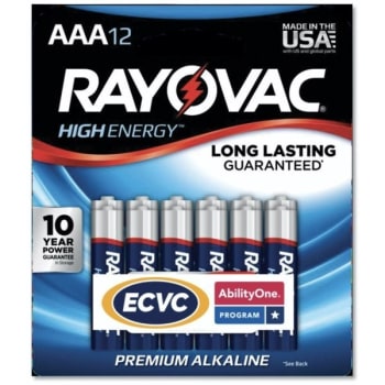 Image for Skilcraft Alkaline AAA Batteries, Package Of 12 from HD Supply